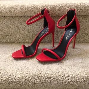 Red Single Sole Heel